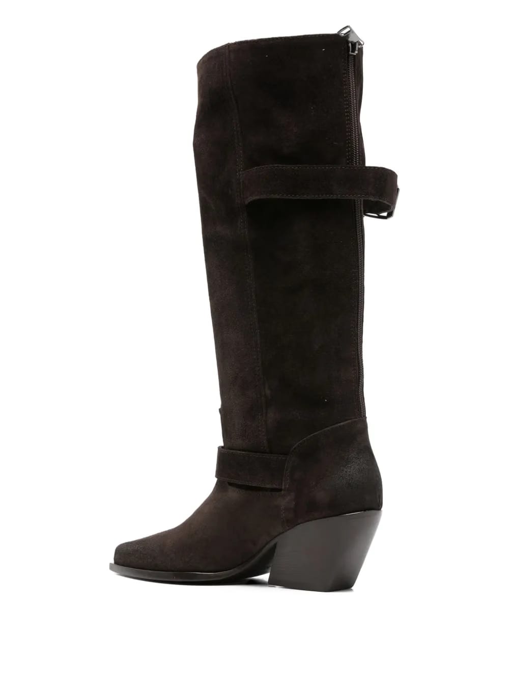 65mm buckle-detailing knee-high boots