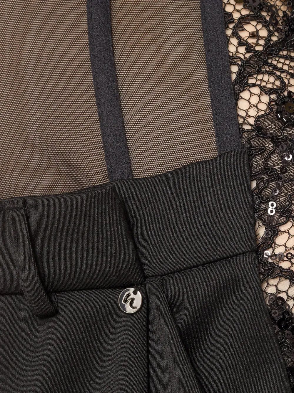 tulle lace trousers