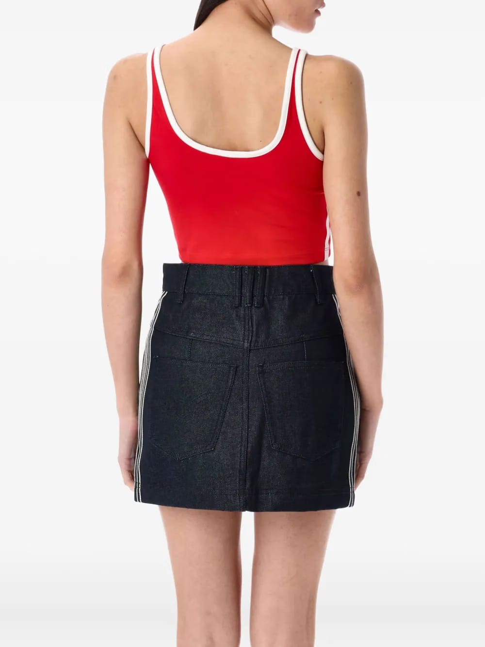 3-Stripes cropped tank top