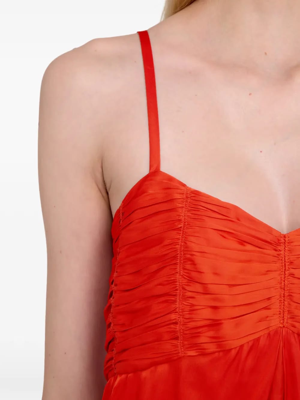 Rippies ruched-detail mini dress