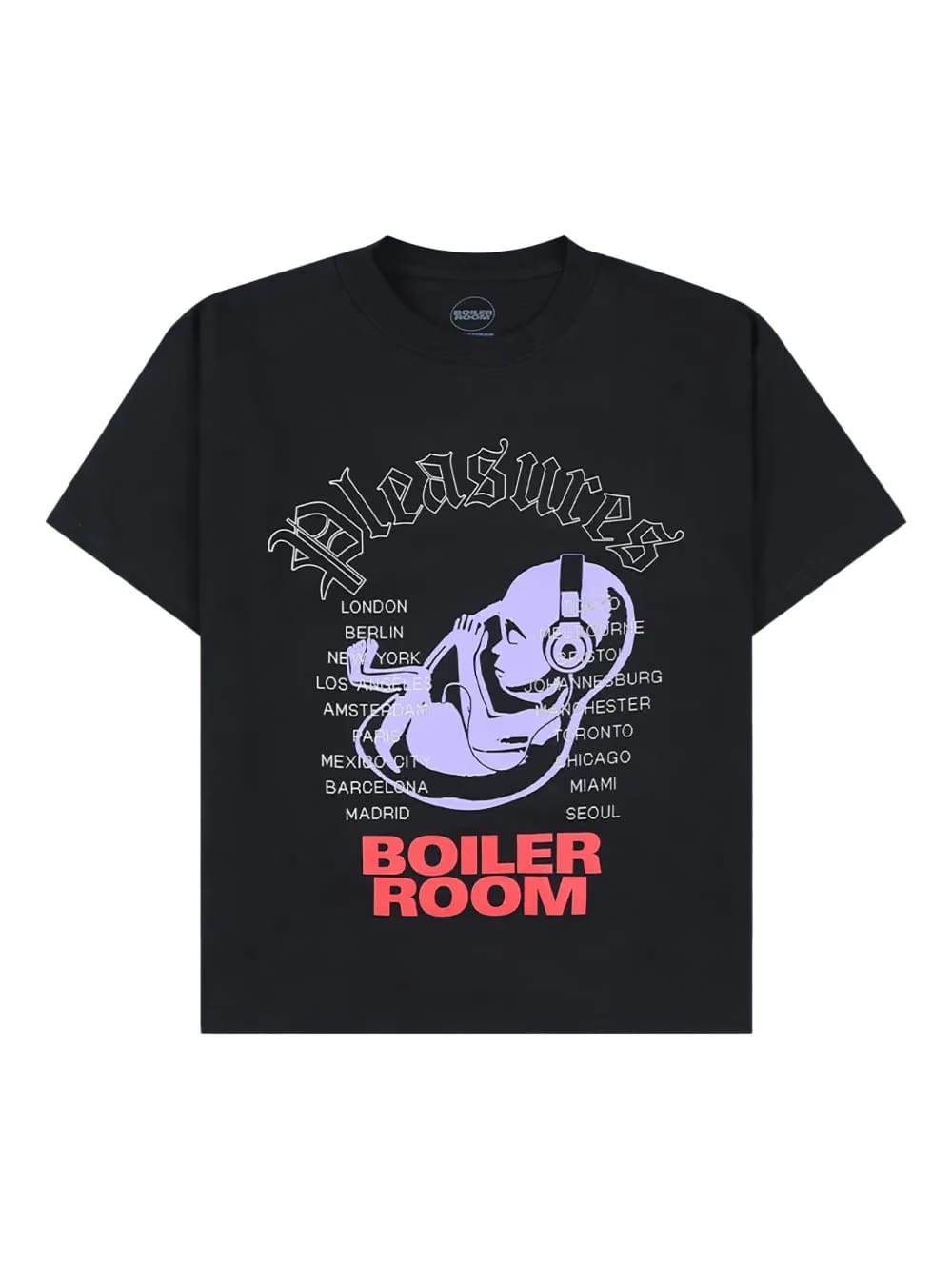 Headphone graphic-print T-Shirt