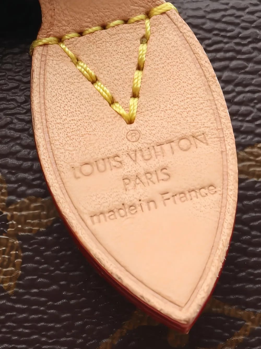 2021 Monogram leather-trim handbag