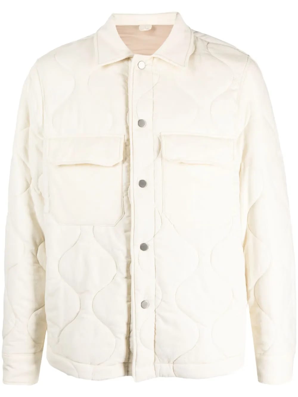 quilted padded shirt jacket