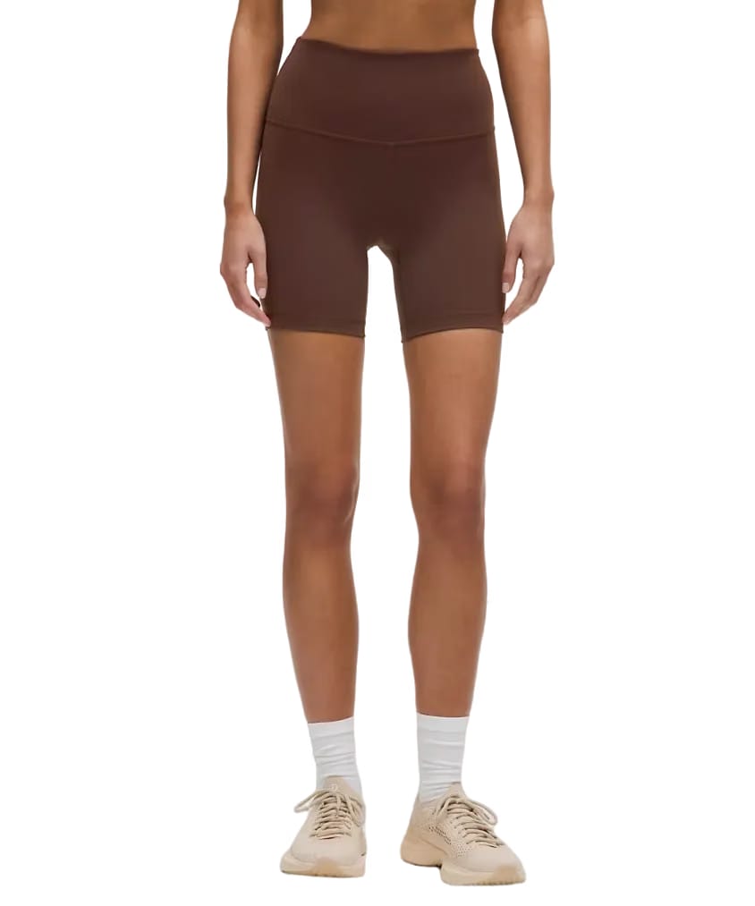 Lululemon Wunder Train High-Rise Shorts 6" Lava Cake