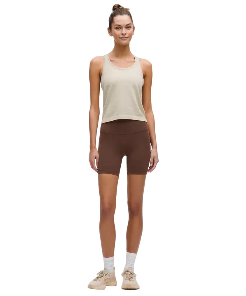 Lululemon Wunder Train High-Rise Shorts 6" Lava Cake