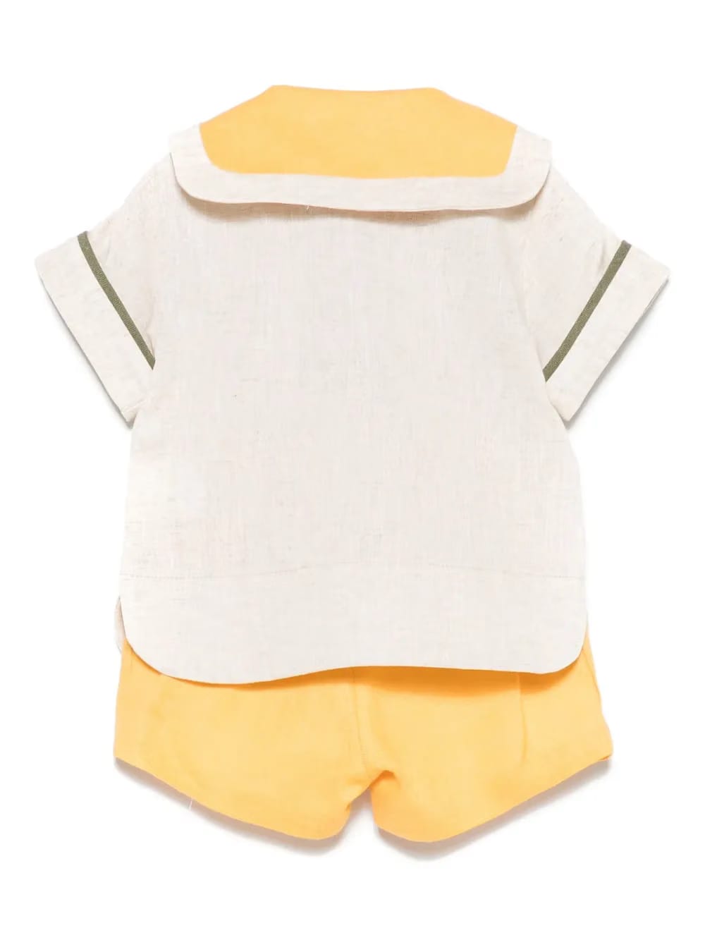 bow-detail shorts set