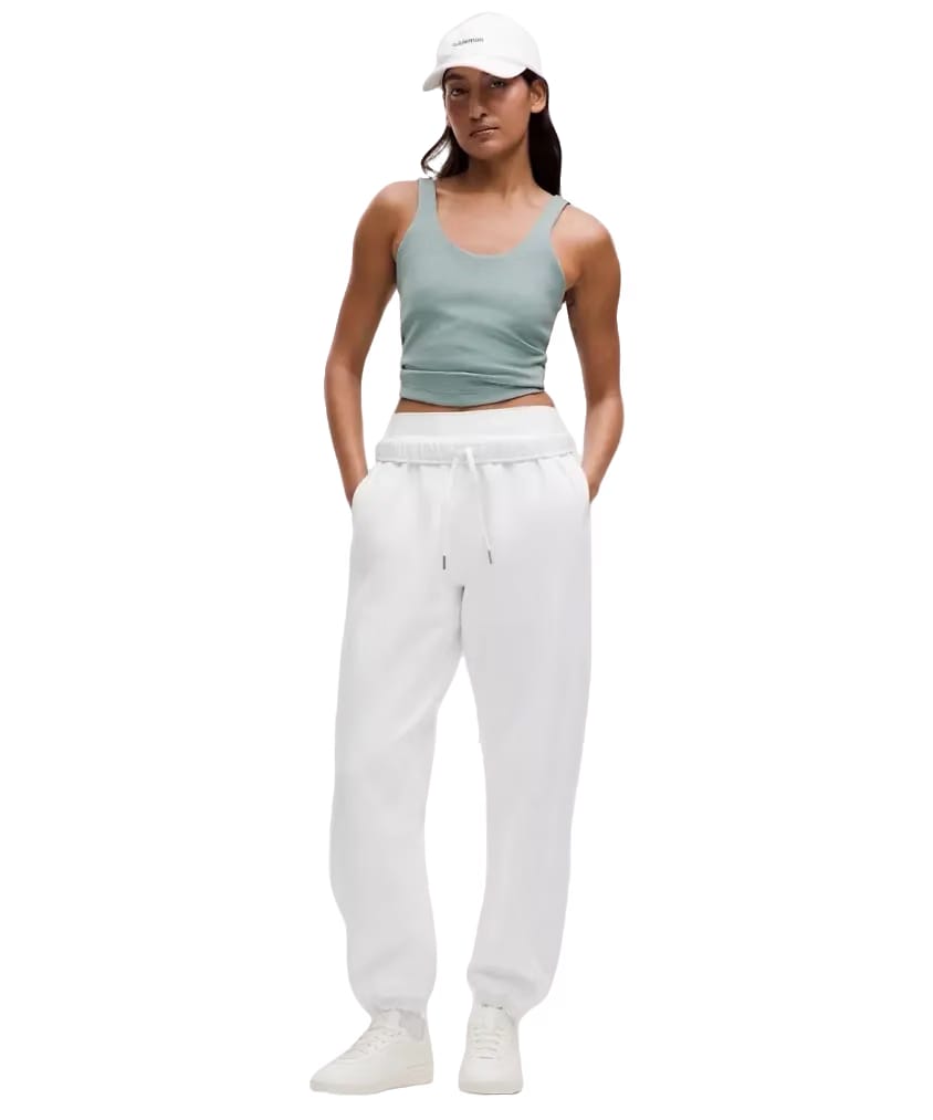 Lululemon Scuba Mid-Rise Oversized Jogger Regular White
