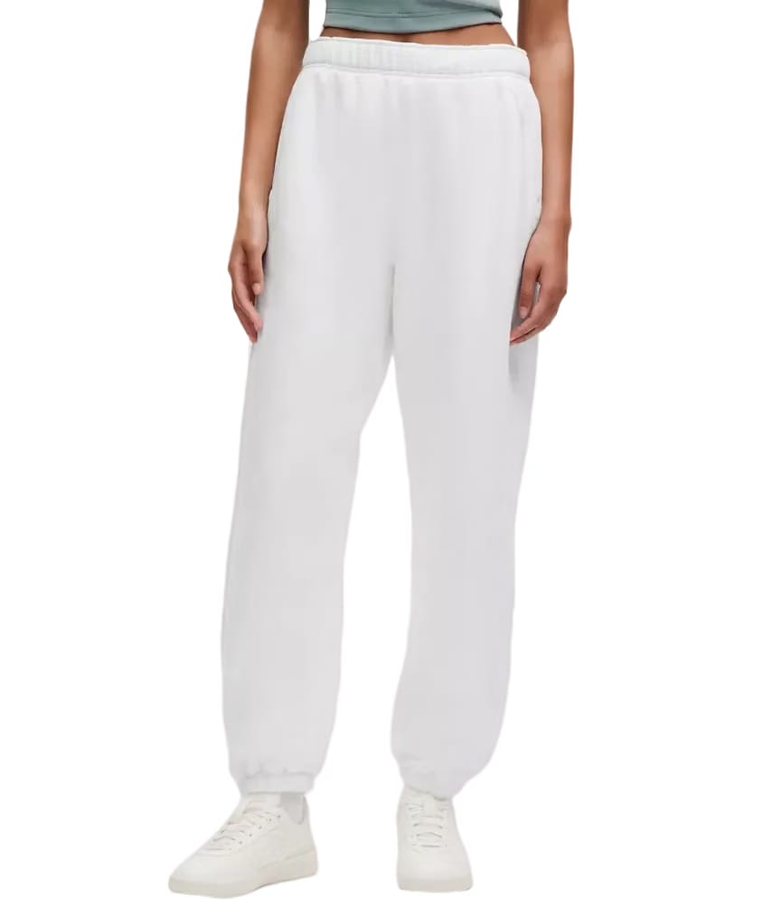 Lululemon Scuba Mid-Rise Oversized Jogger Regular White