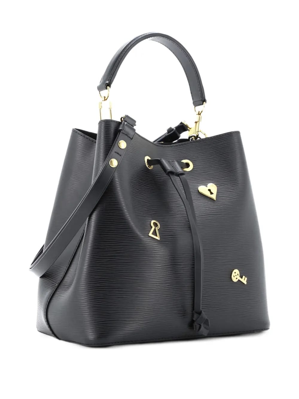 NeoNoe Handbag Love Lock Epi Leather bucket bag