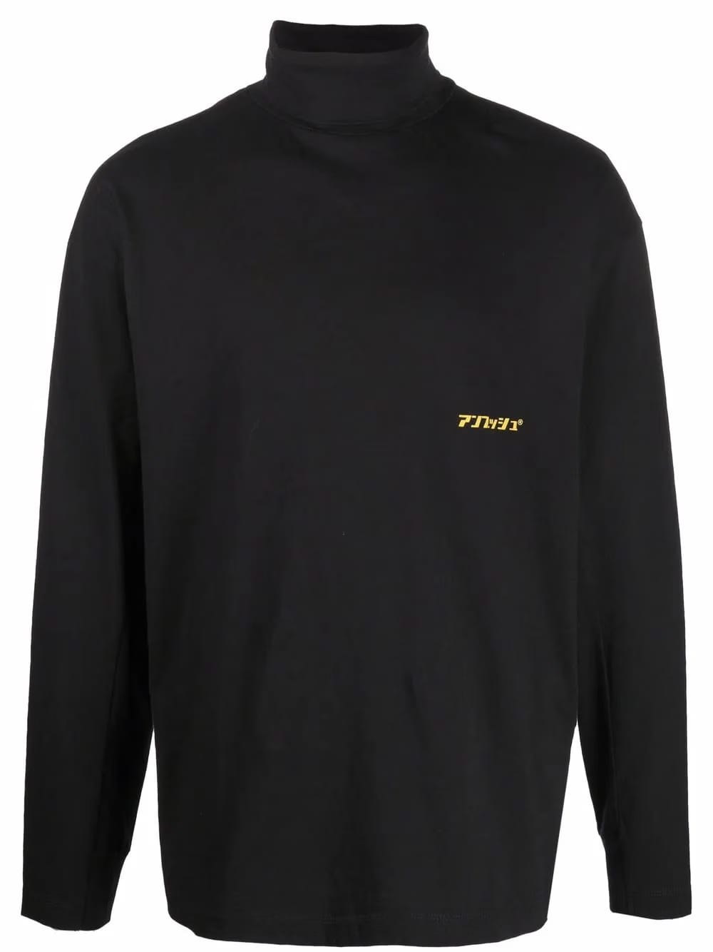 logo-print high-neck T-Shirt