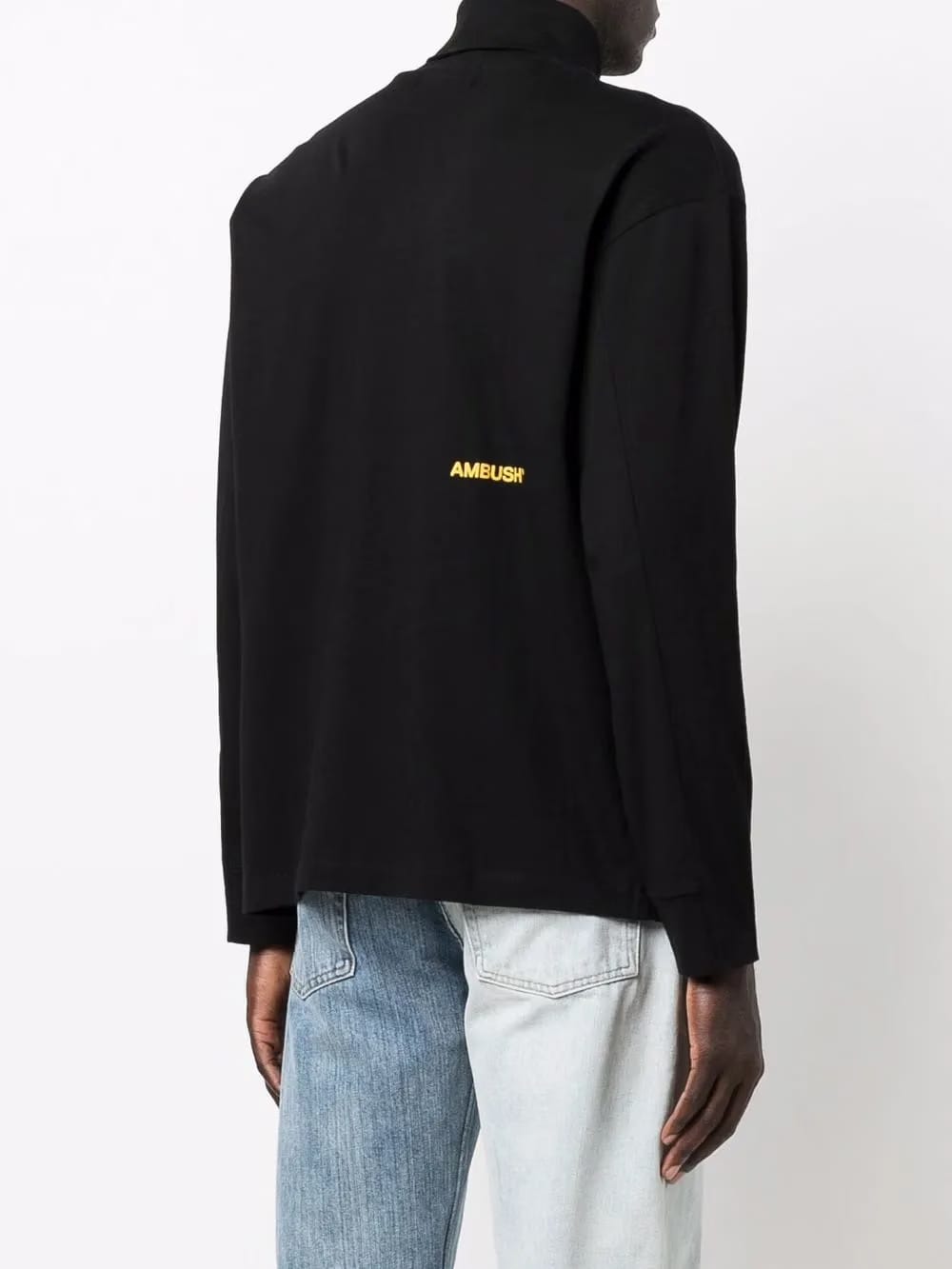 logo-print high-neck T-Shirt