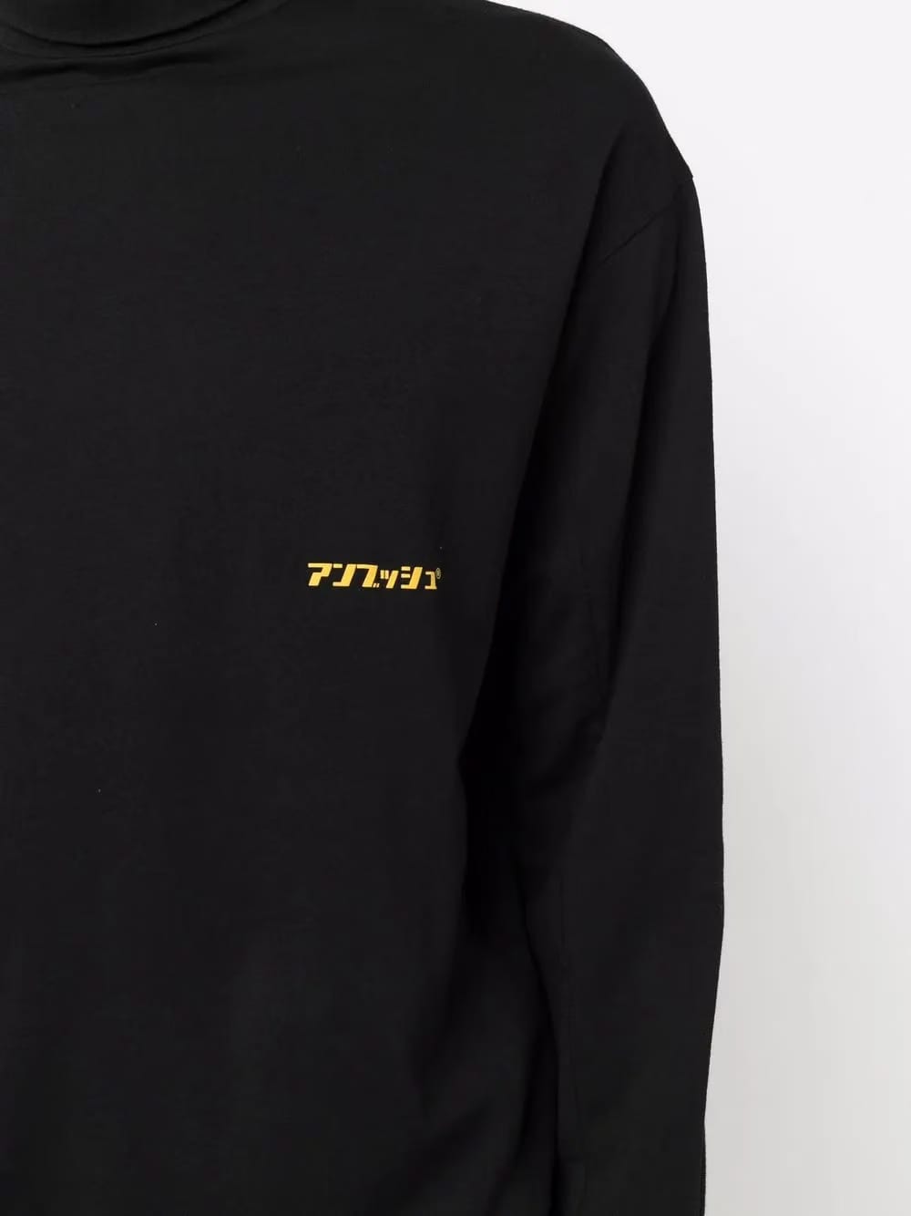 logo-print high-neck T-Shirt