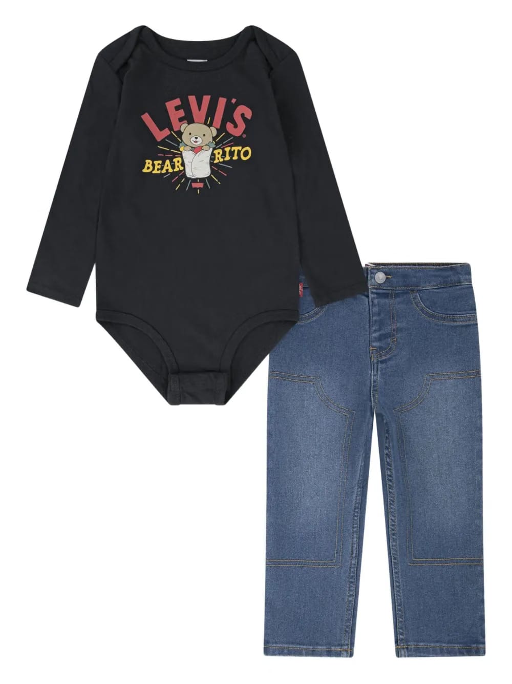 button bodysuit trousers