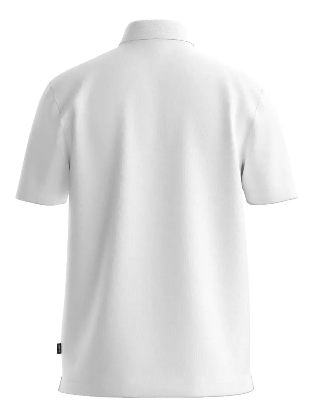 buttoned logo polo shirt