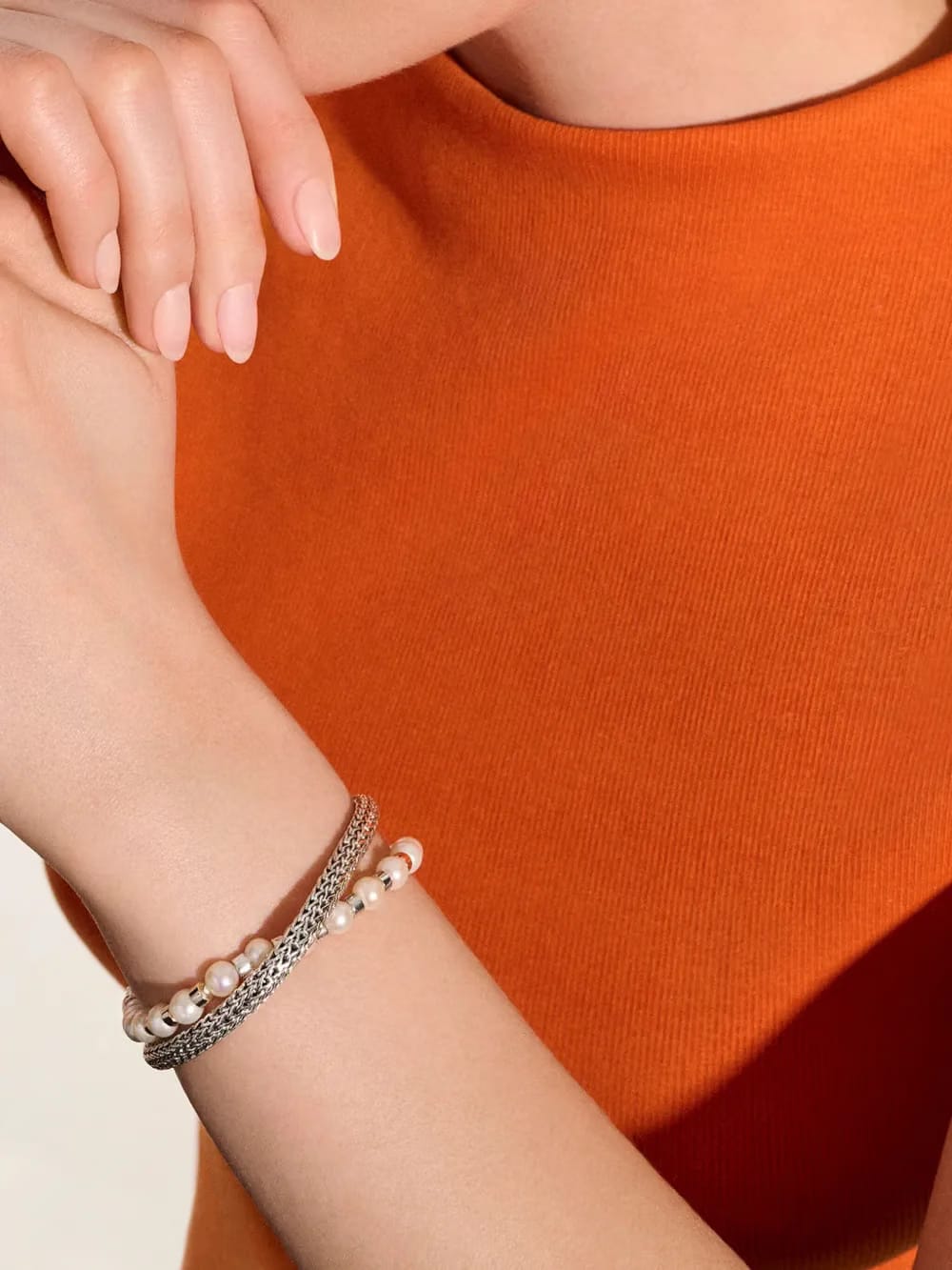 JH Essential Wrap pearl bracelet