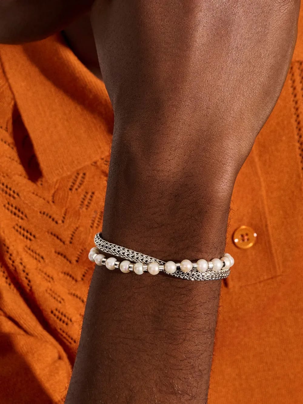 JH Essential Wrap pearl bracelet
