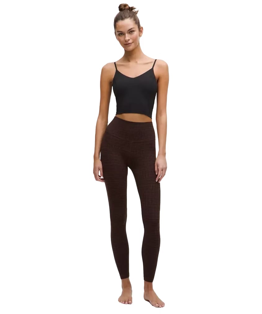 Lululemon Align High-Rise Pant 28" Glow Grid Lava Cake Multi