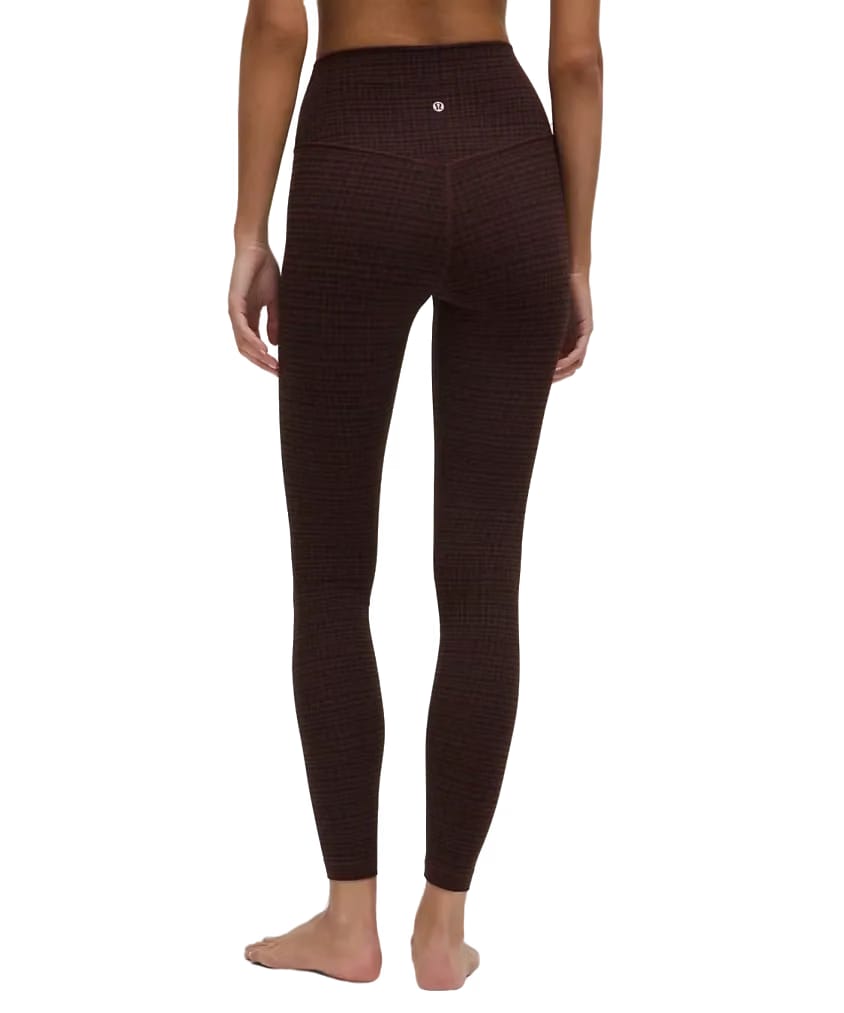 Lululemon Align High-Rise Pant 28" Glow Grid Lava Cake Multi