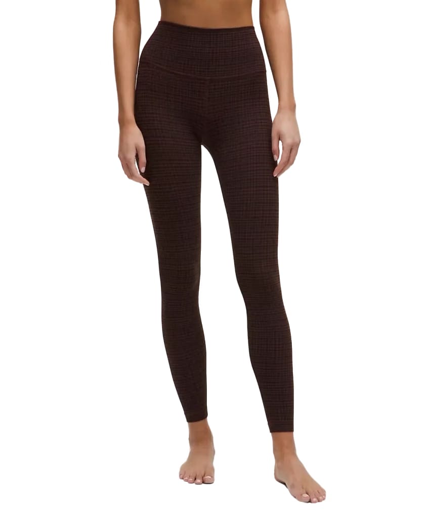 Lululemon Align High-Rise Pant 28" Glow Grid Lava Cake Multi