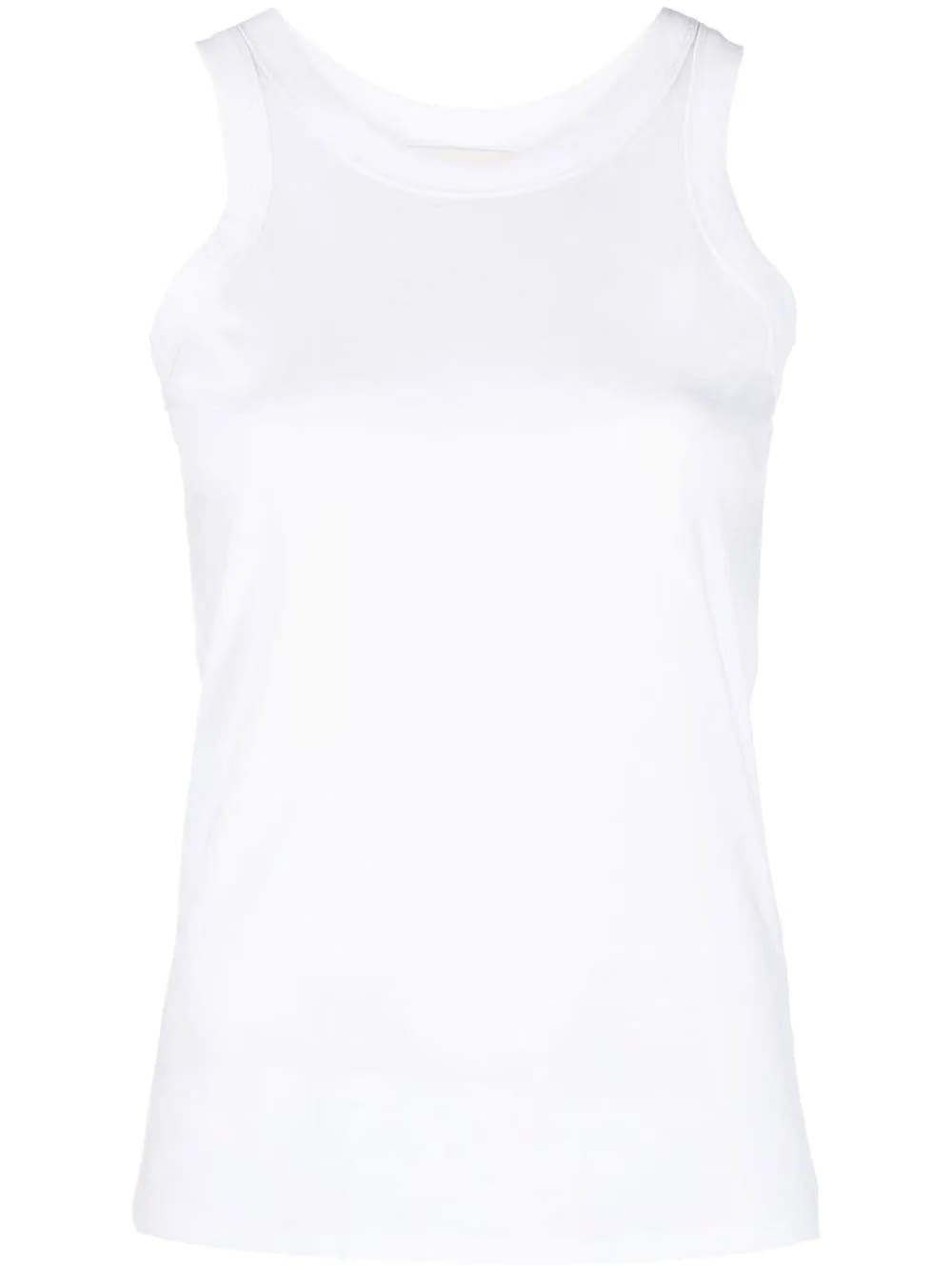 round-neck cotton tank top