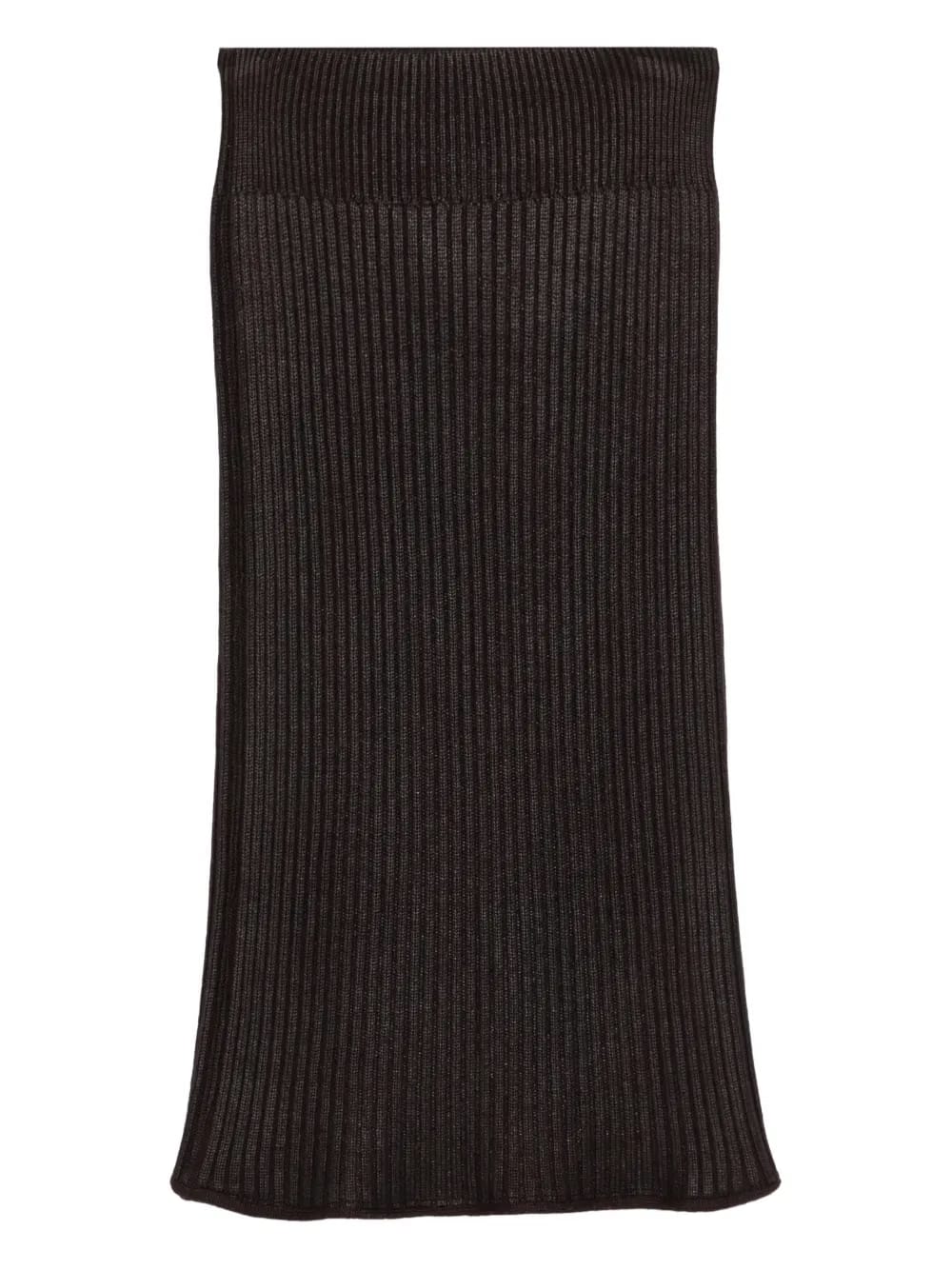 1990s ribbed skirt