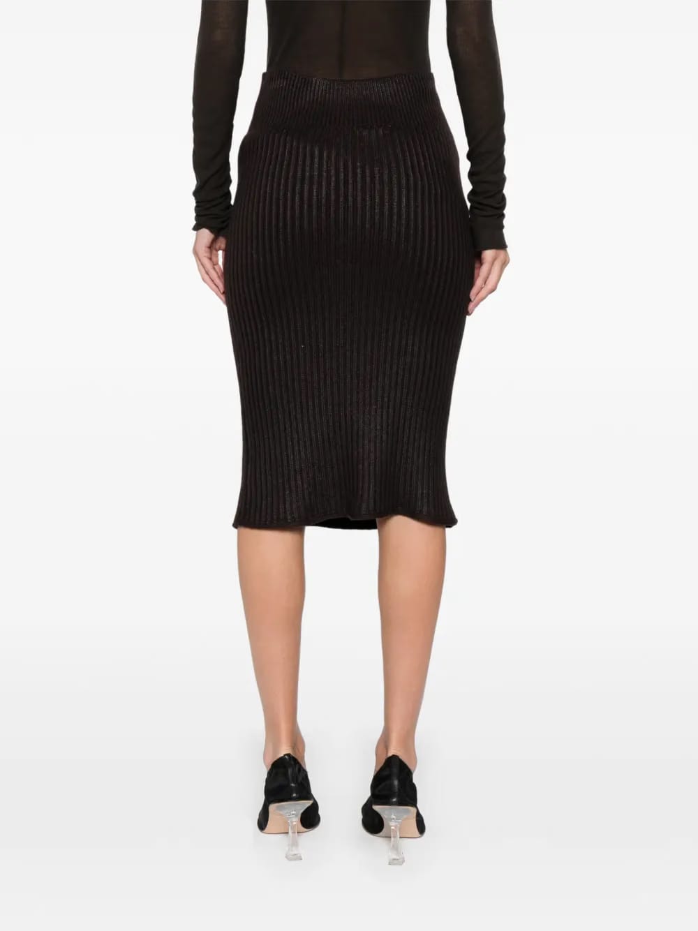 1990s ribbed skirt