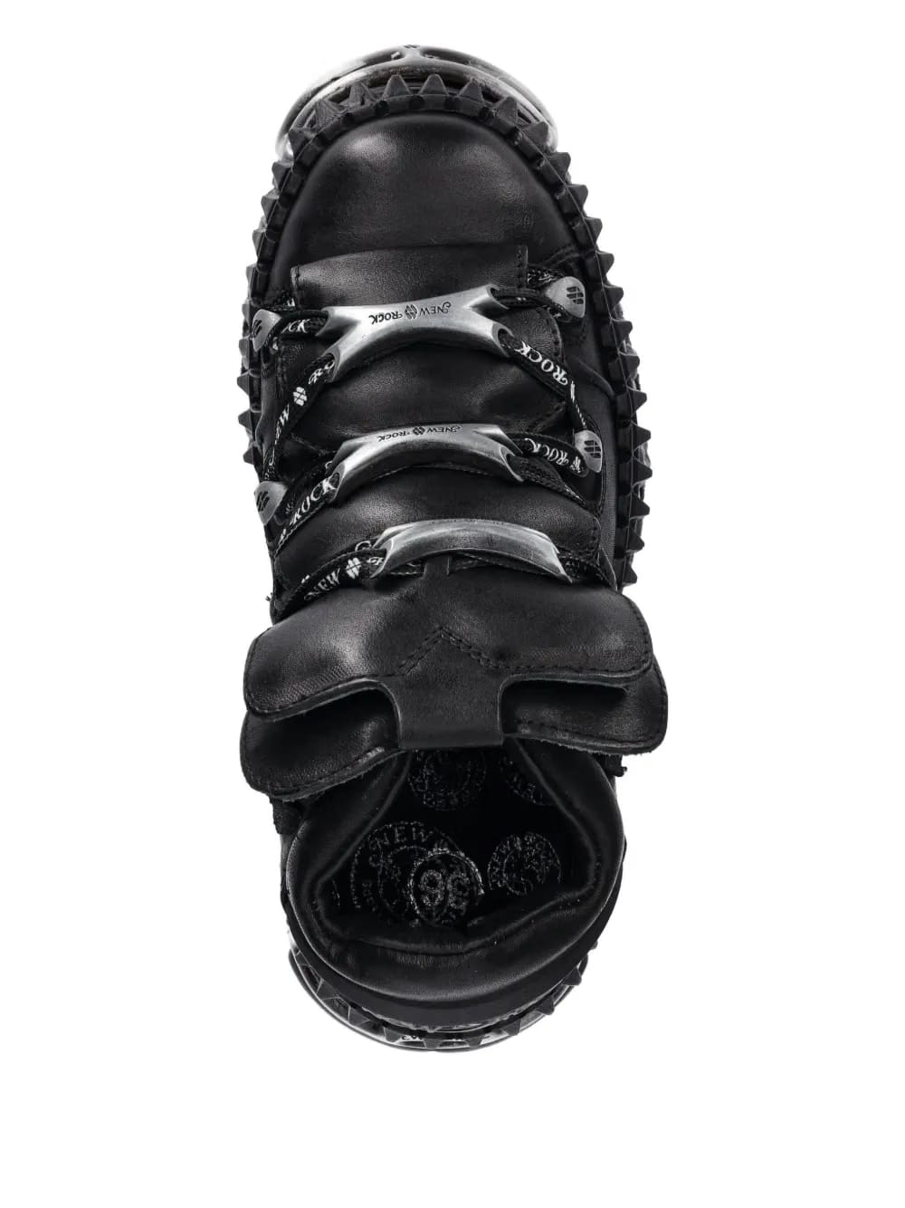 flame-detailed platform sneakers