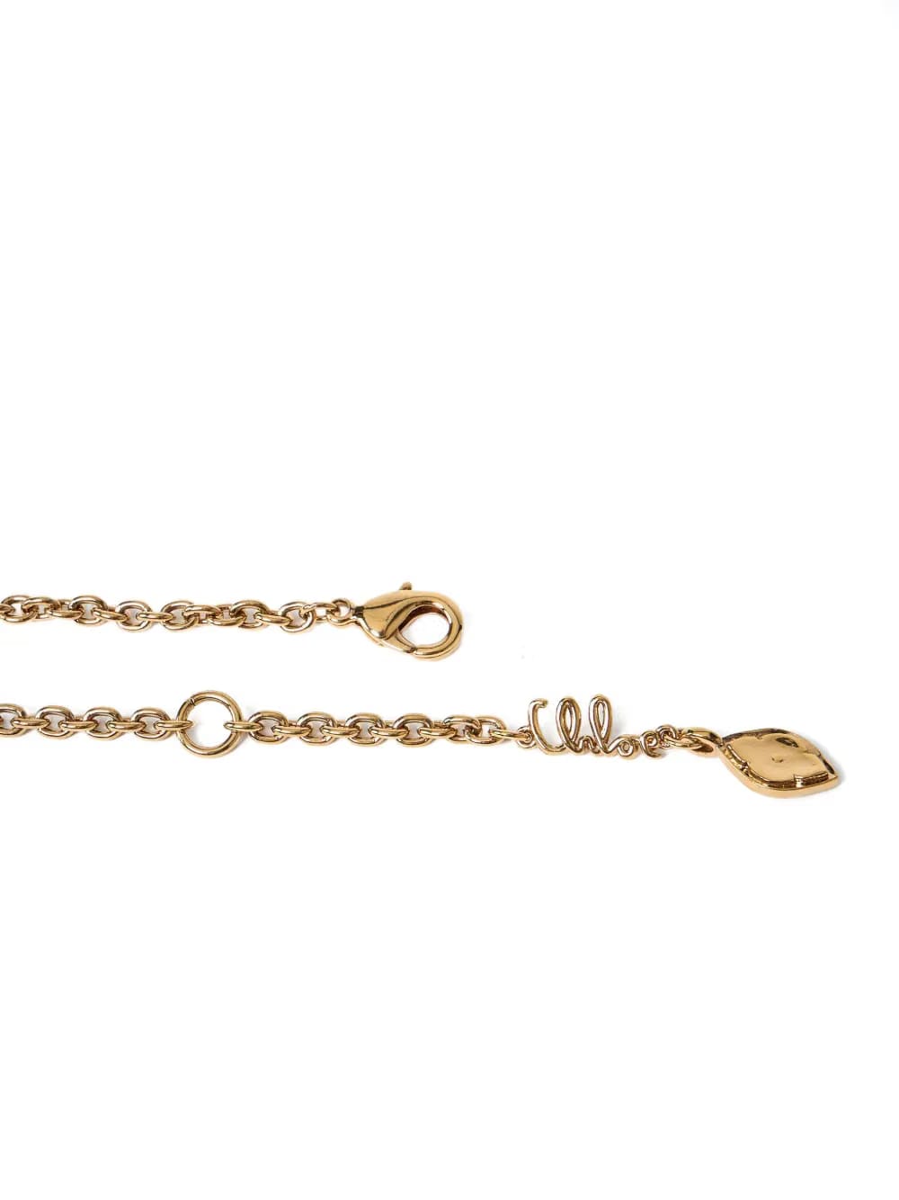 Amulet square-shaped necklace