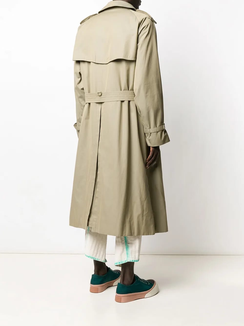 1990s long trench coat