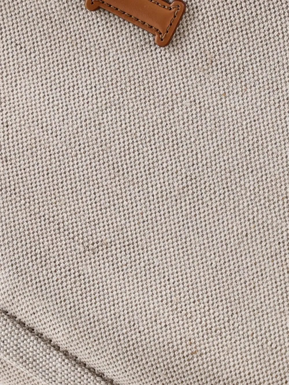 Logo Linen Blend Large tote bag