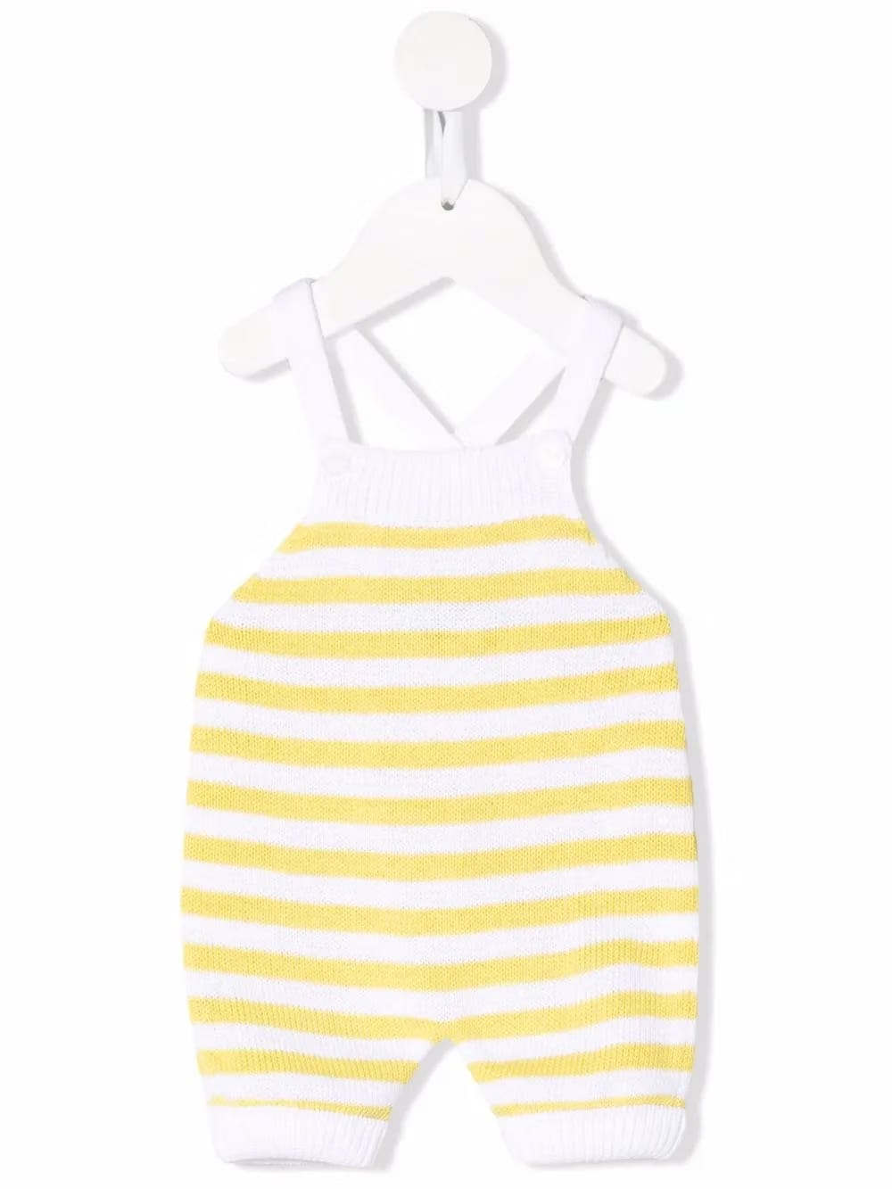 striped knitted romper