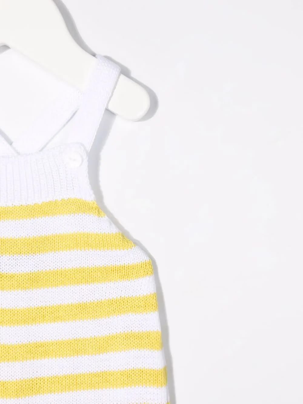 striped knitted romper
