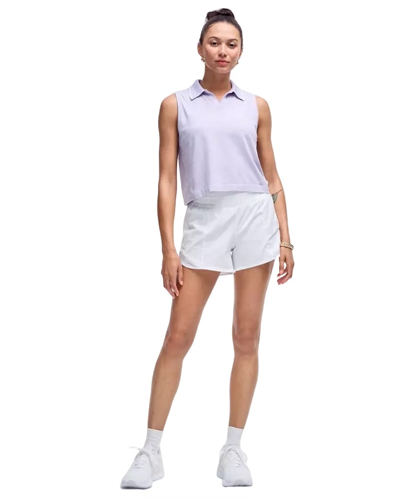 Lululemon Hotty Hot High-Rise Lined Shorts 4" White