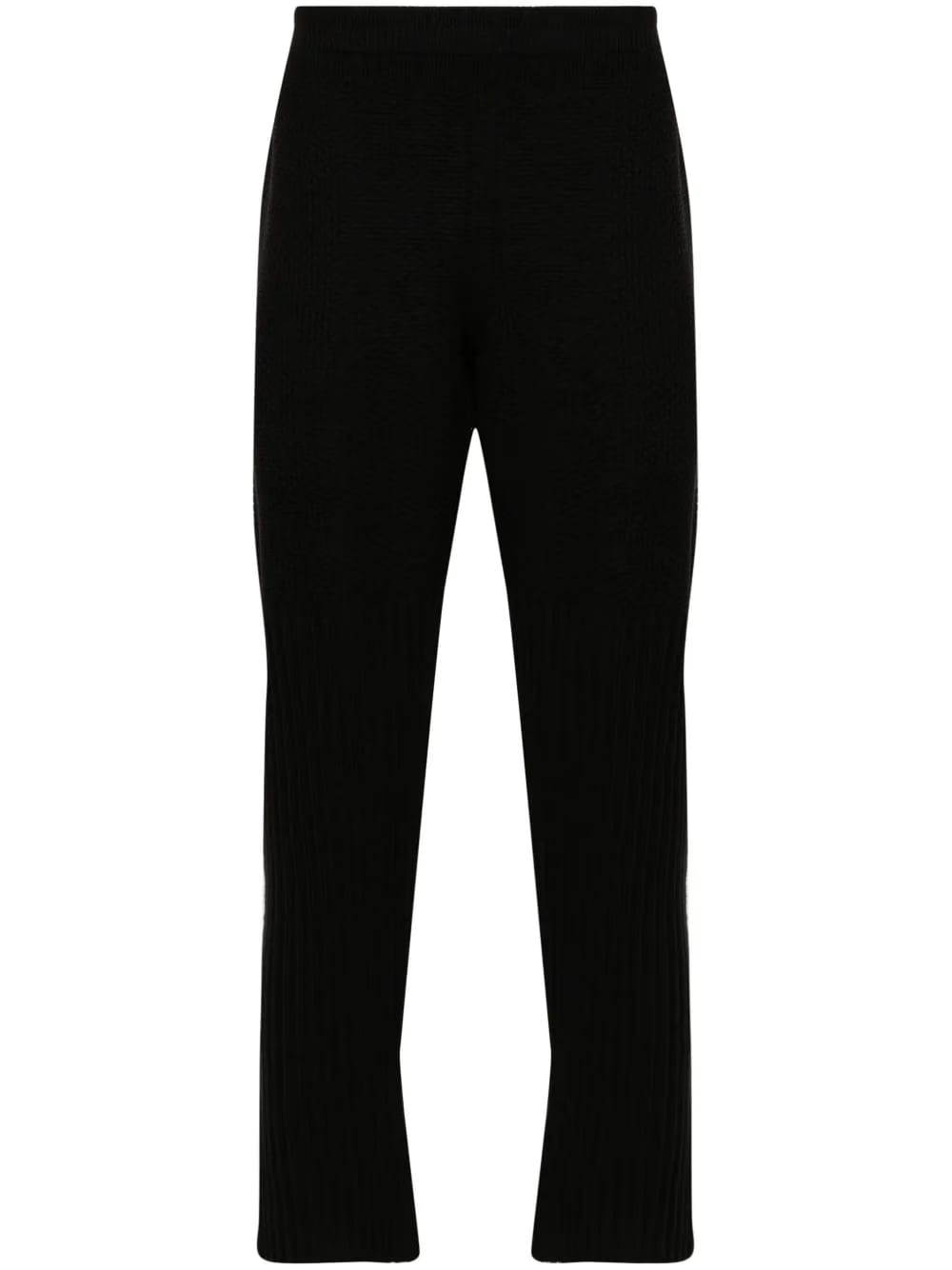 Rustik-Knit tapered-leg trousers