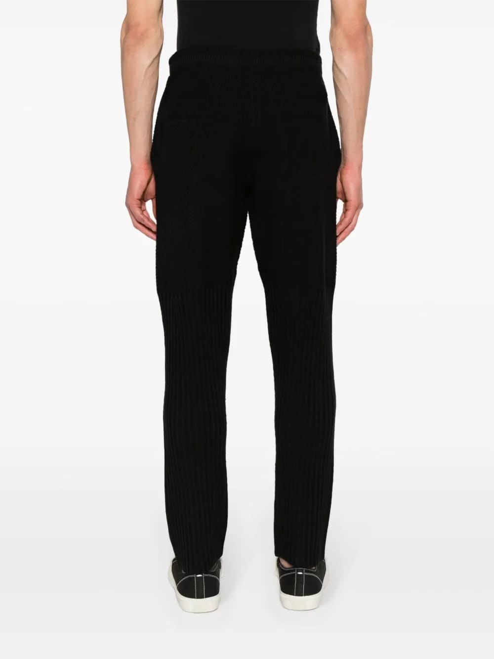 Rustik-Knit tapered-leg trousers