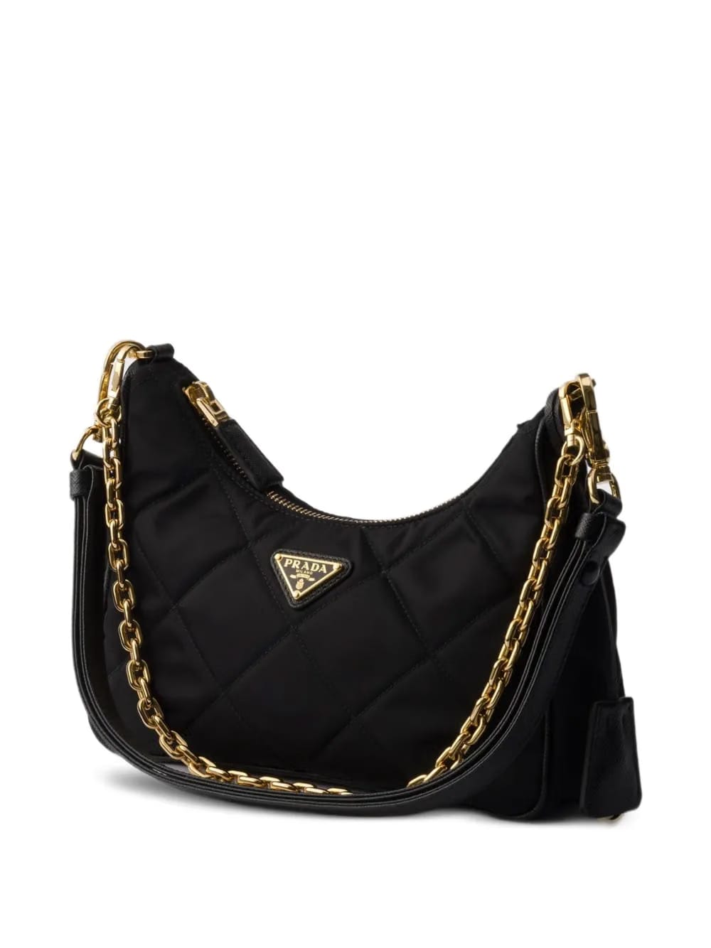 mini Re-Edition quilted chain shoulder bag