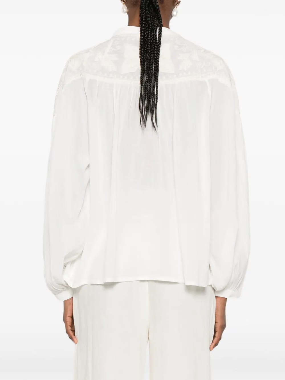 Petronella embroidered blouse
