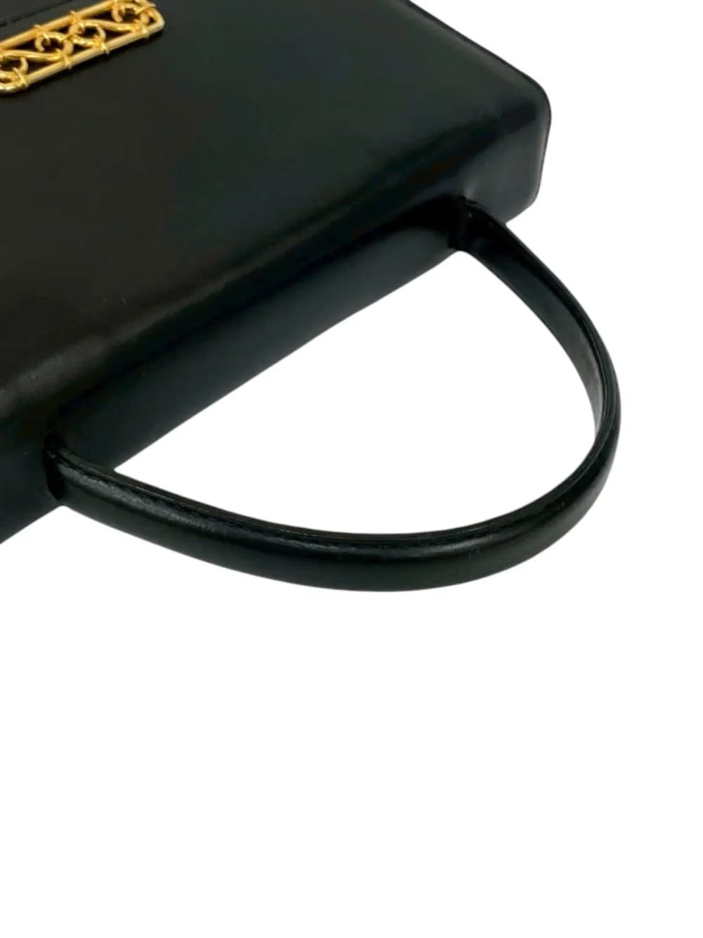 20th Century Leather Top Handle Bag handbag