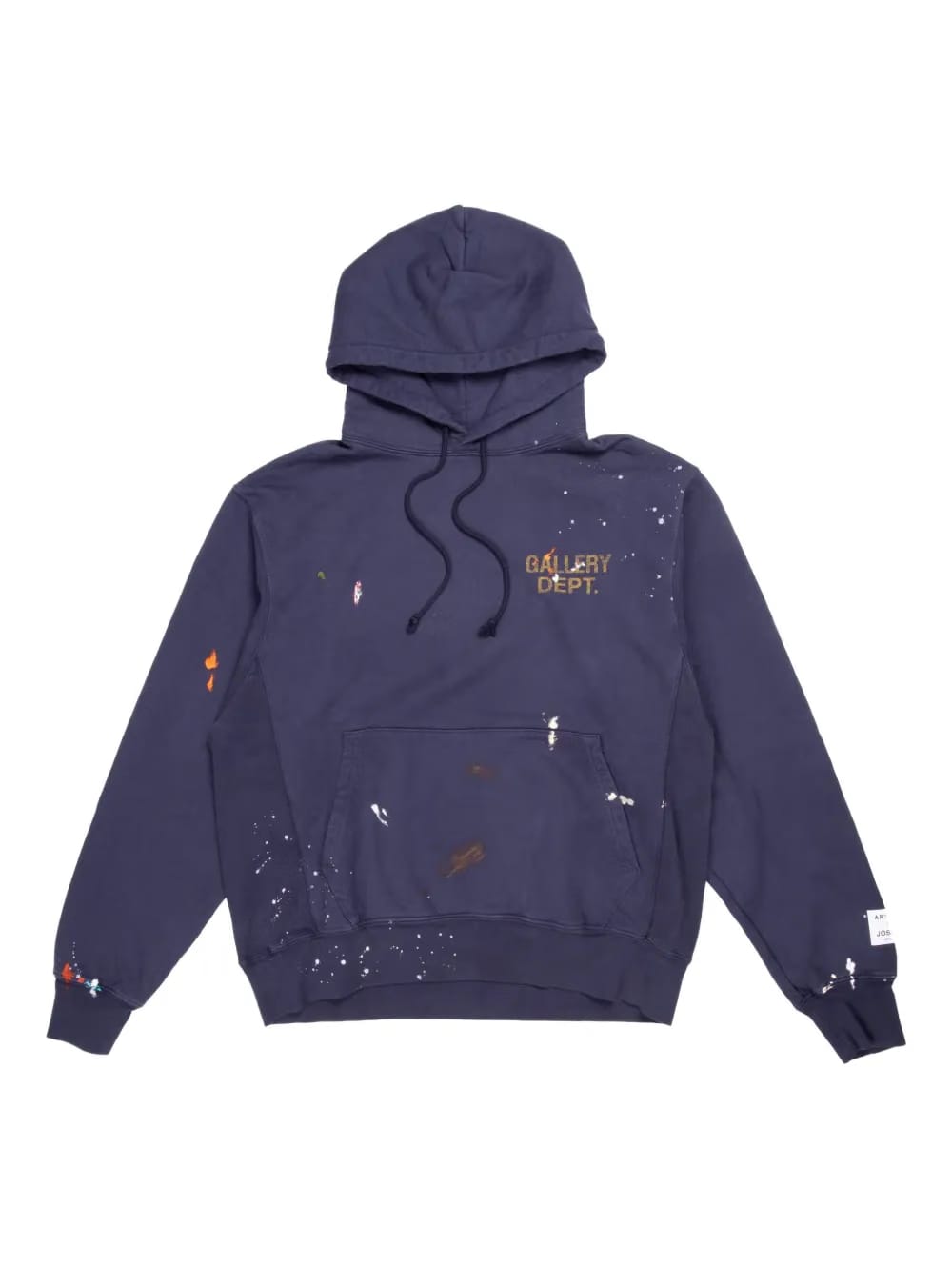 logo-detail painted Hoodie