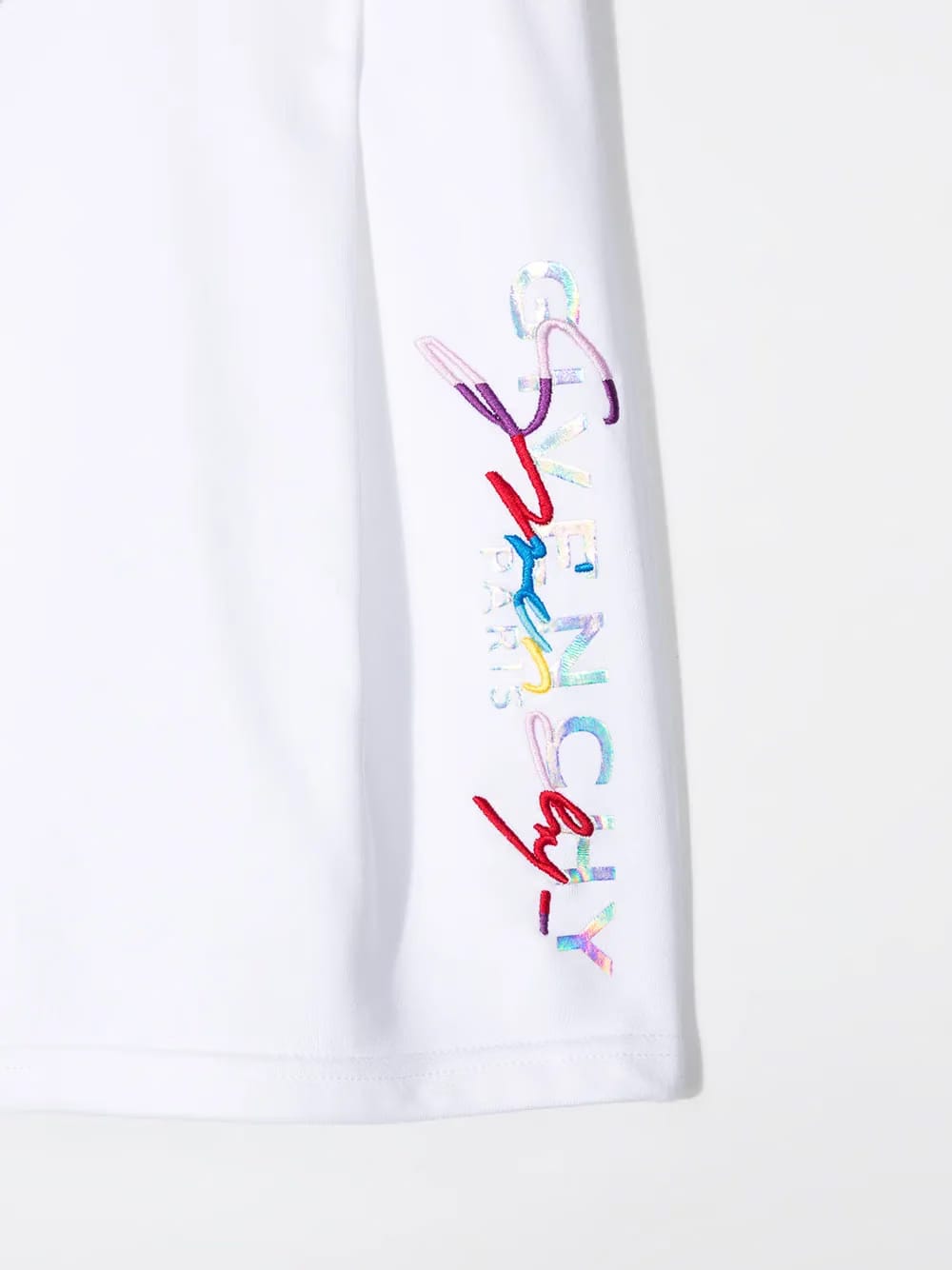 logo-print knitted skirt
