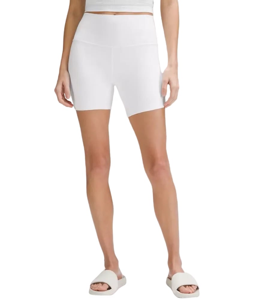 Lululemon Align High-Rise Shorts 6" White