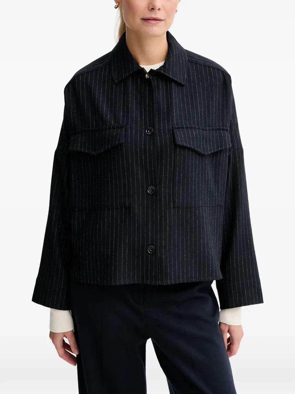 pinestripe shirt