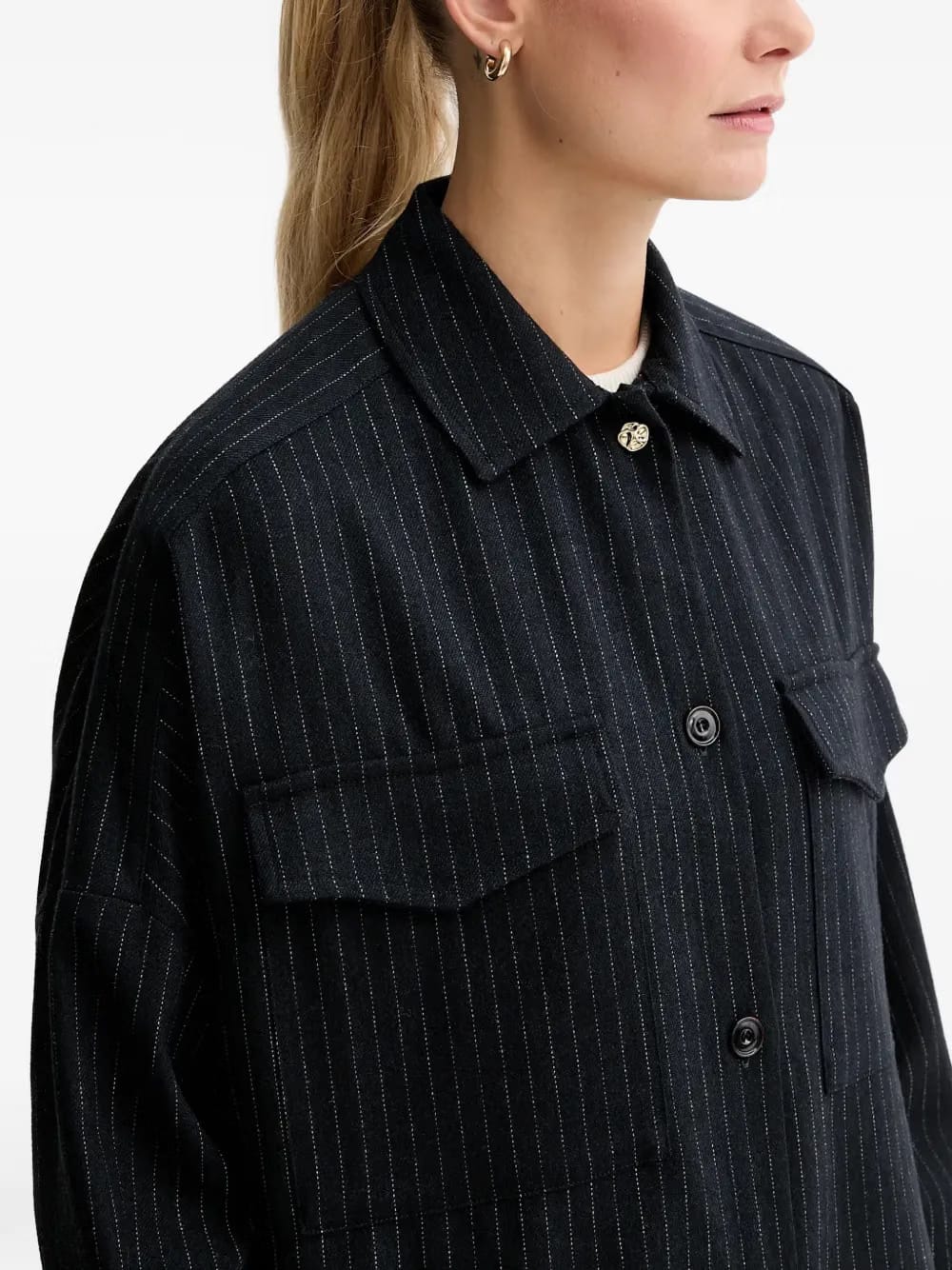 pinestripe shirt