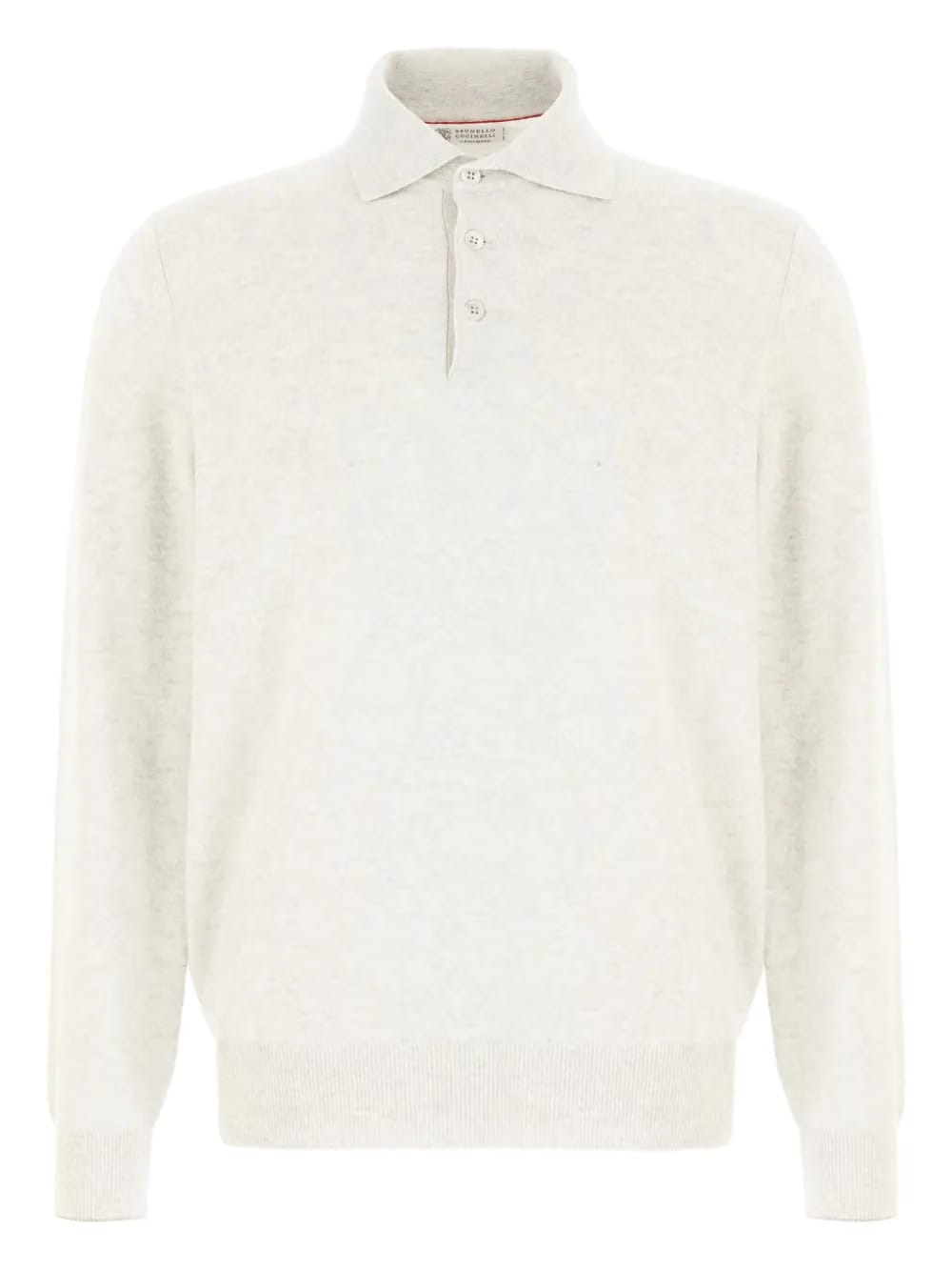 polo-neck cashmere sweater
