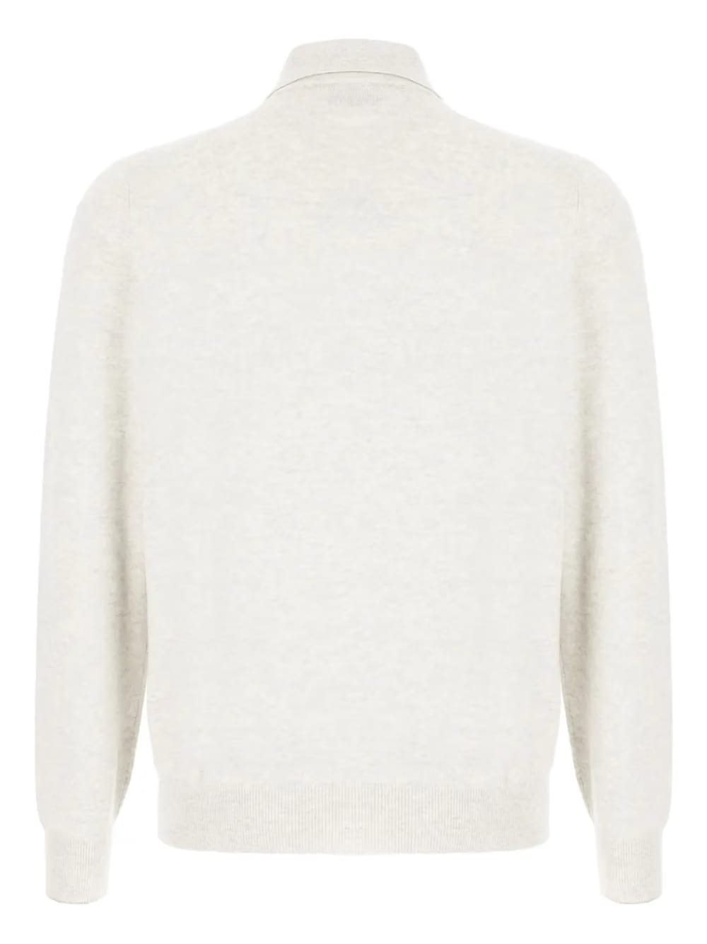 polo-neck cashmere sweater