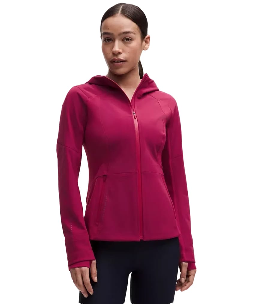Lululemon Cross Chill Performance Jacket Magenta Smoke