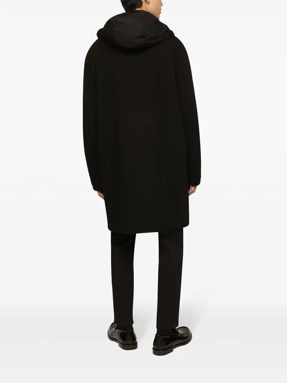 mid-rise tapered-leg trousers