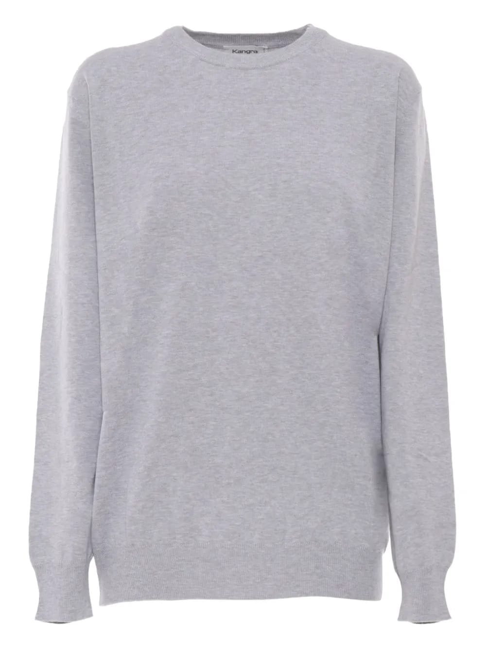 elbow-patch cotton sweater