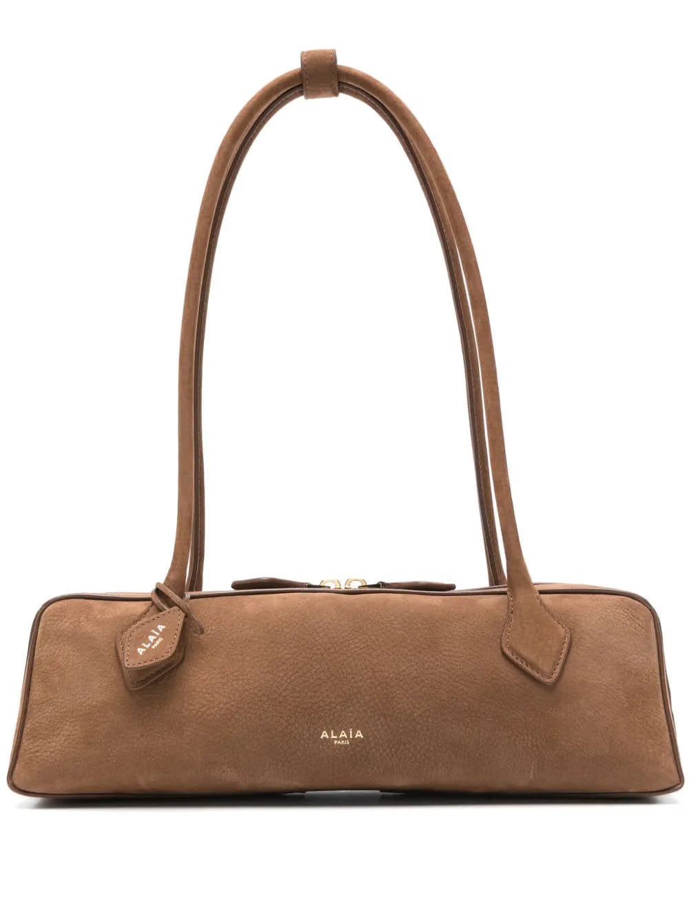 medium Le Teckel suede bag