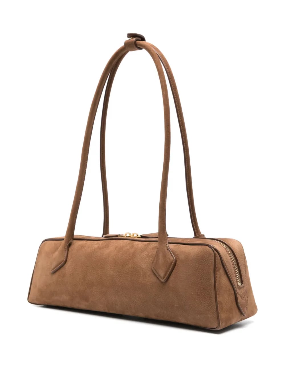 medium Le Teckel suede bag